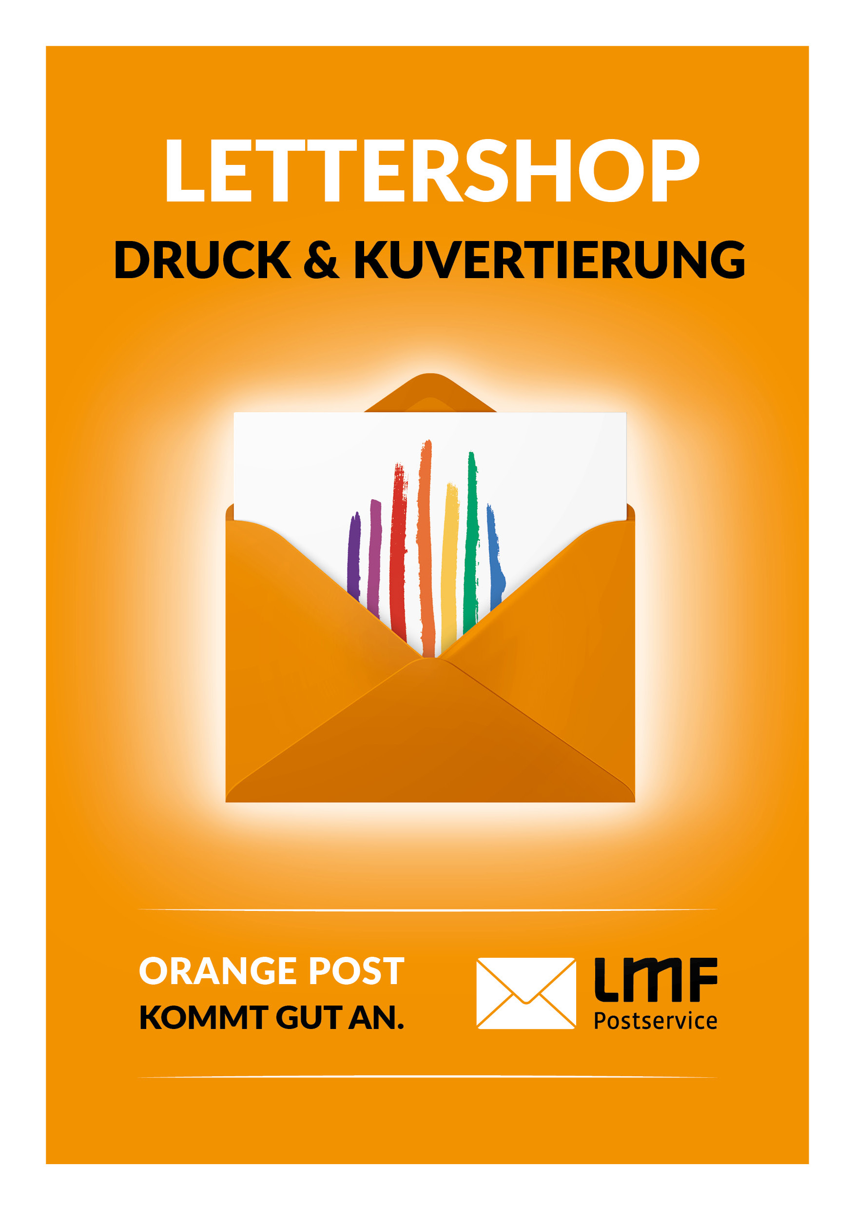 Produktflyer Druck und Kuvertierung
