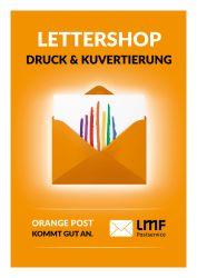 Produktflyer Druck und Kuvertierung