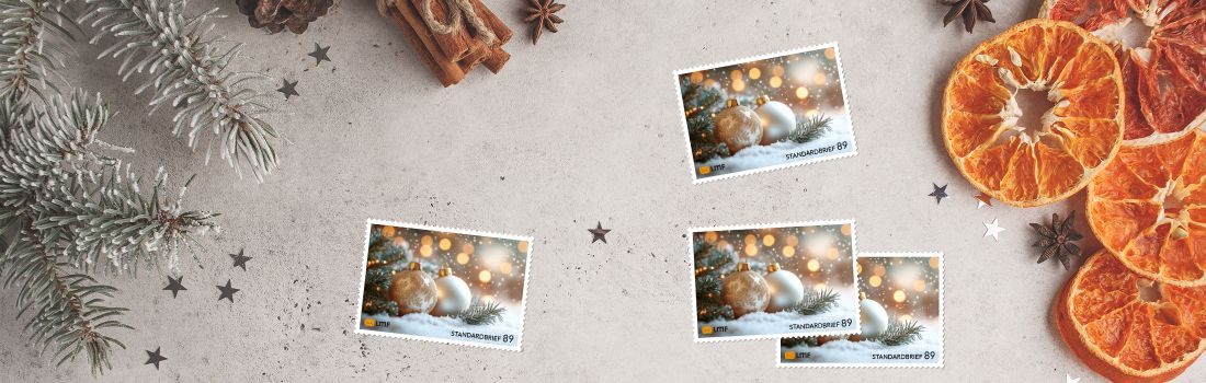 Saisonale Briefmarke Winter